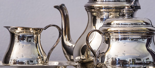 Silver plated tea set